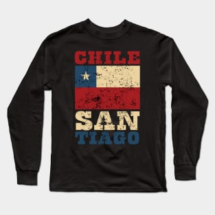 Flag of Chile Long Sleeve T-Shirt